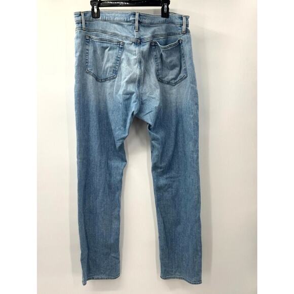 Frame Jeans Mens 38 Blue Denim L'Homme Slim Fit Medium Wash Straight Leg Classic - Picture 2 of 6